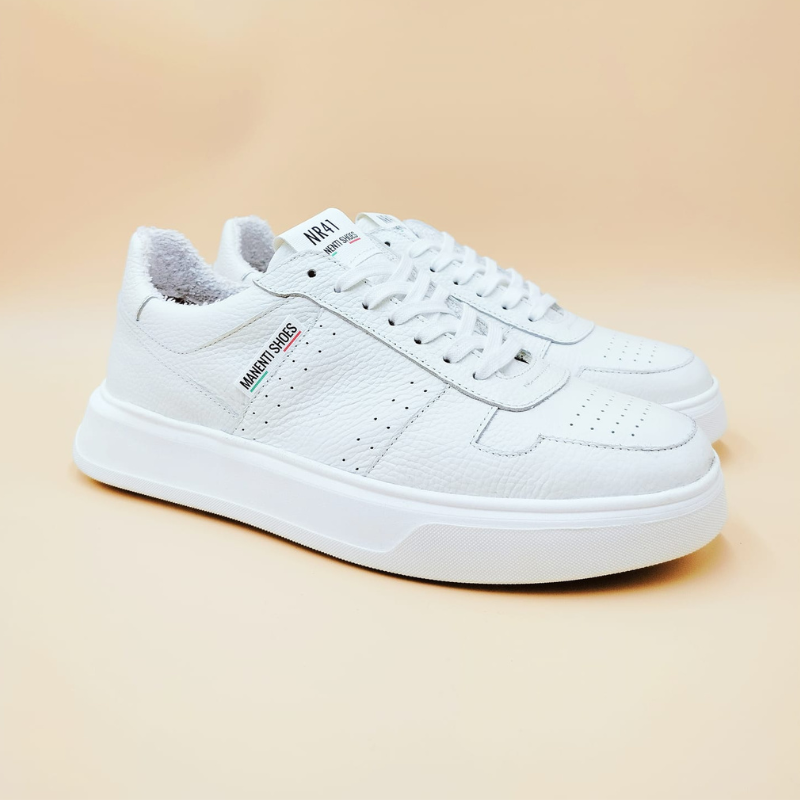 NR41 white - in Vera Pelle