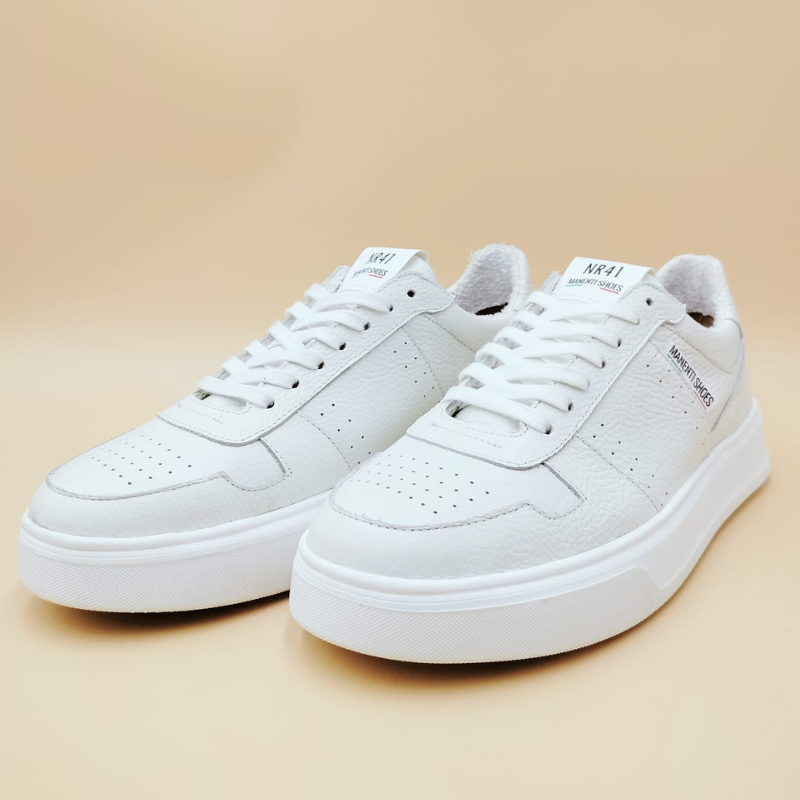 NR41 white - in Vera Pelle