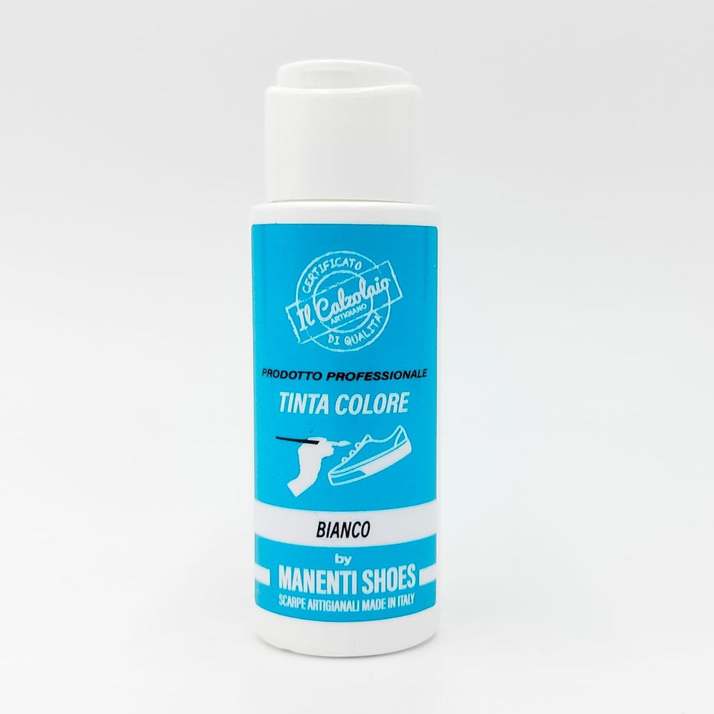 TINTA BIANCO  pelle liscia  50 ml - prodotto professionale