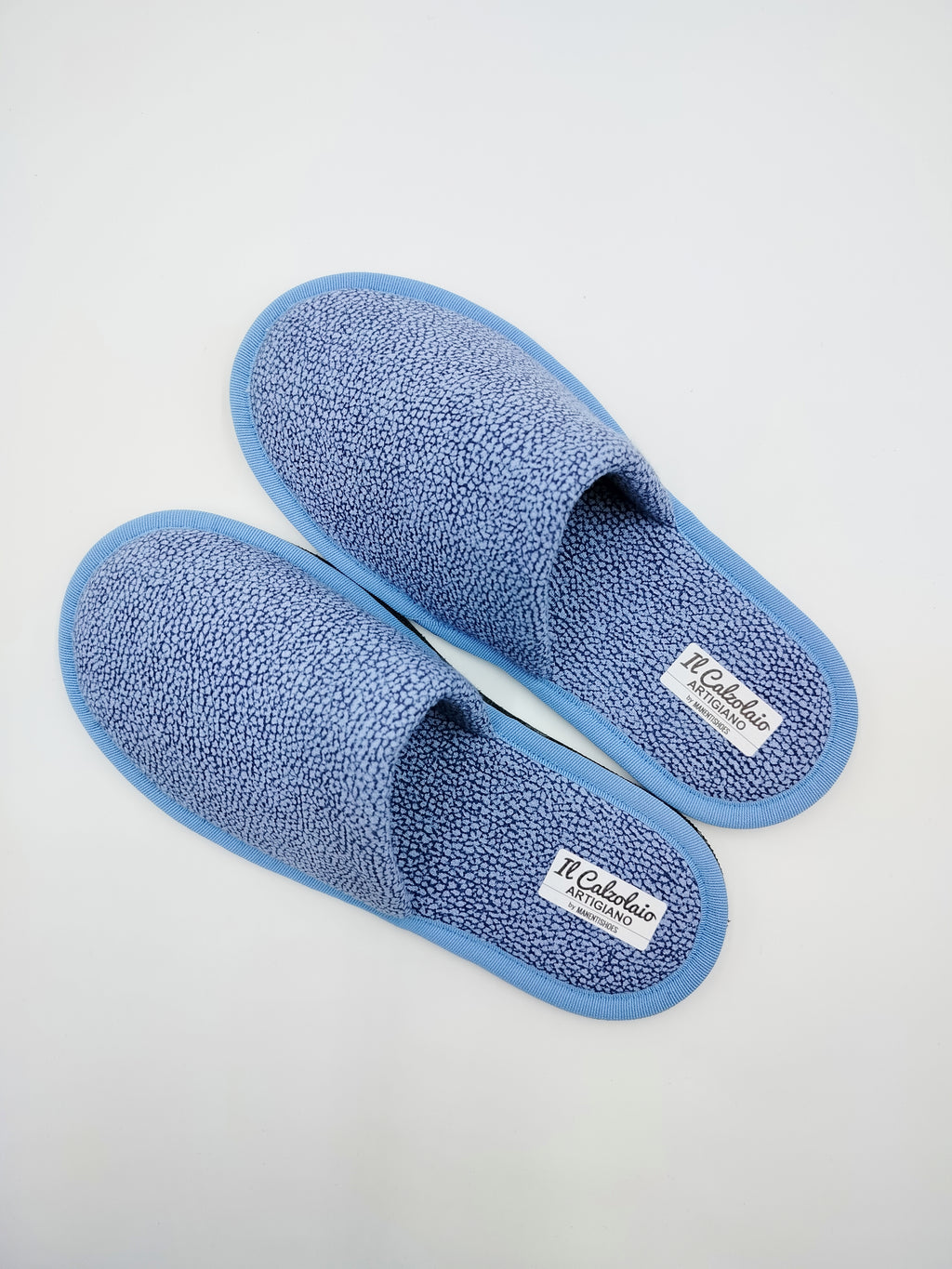 Pantofoline Artigianali AZZURRE