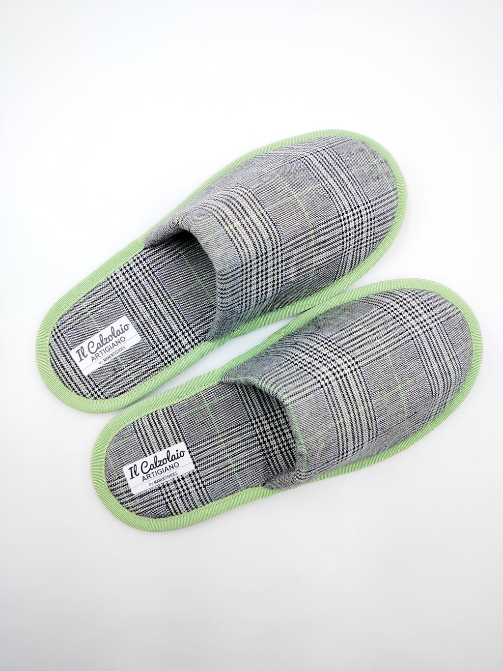 Pantofoline Artigianali GRIGIO RIGATO