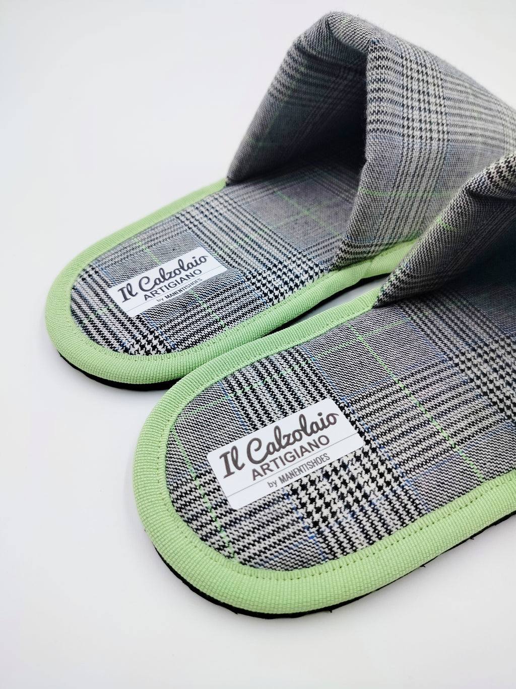 Pantofoline Artigianali GRIGIO RIGATO